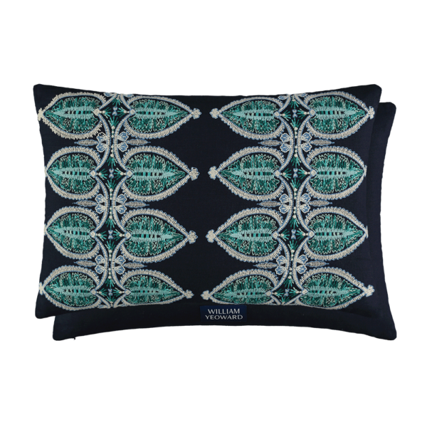 William Yeoward Montacute Navy Cushion